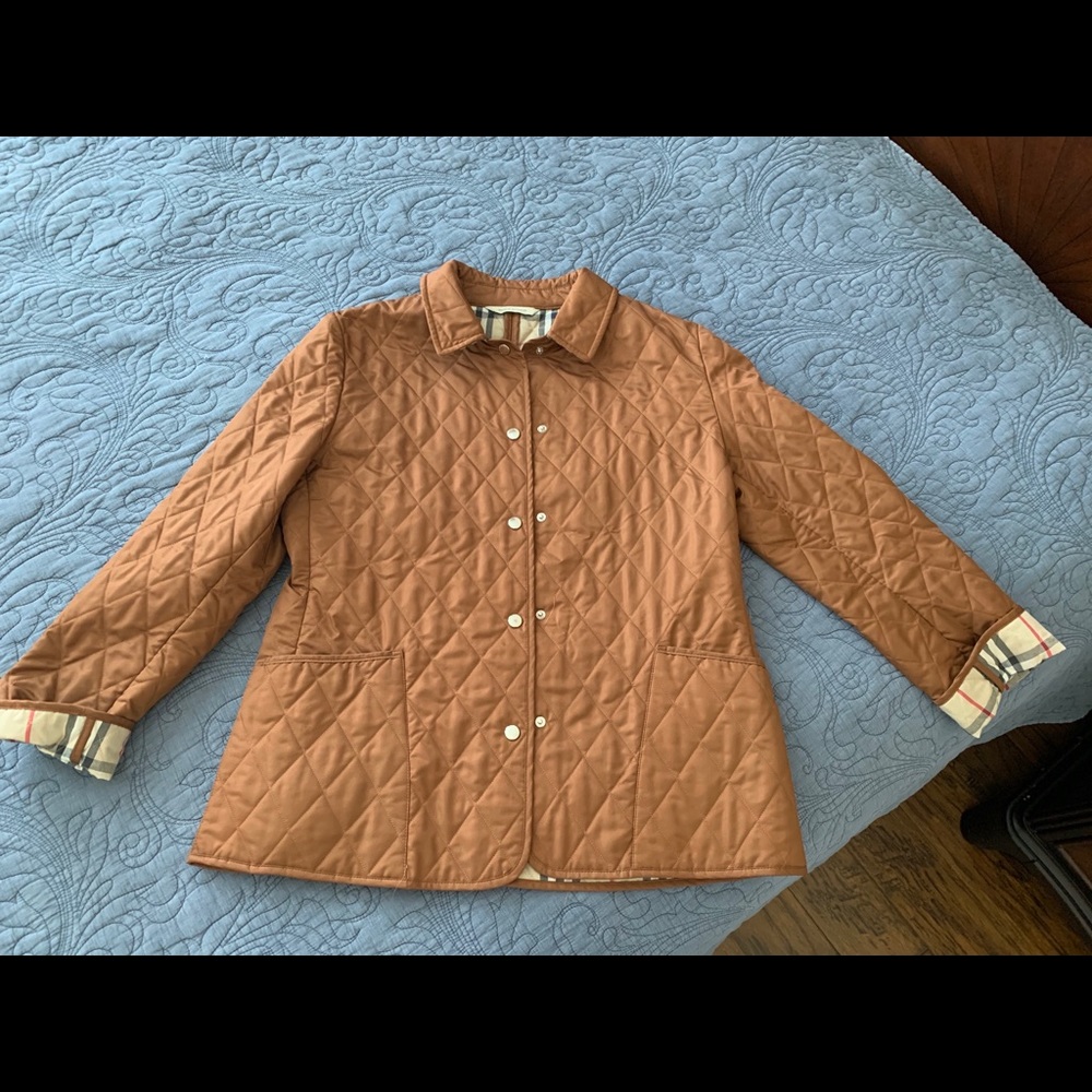 Burberry quilted barn jacket